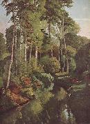 Gustave Courbet Waldbach mit Rehen Germany oil painting artist